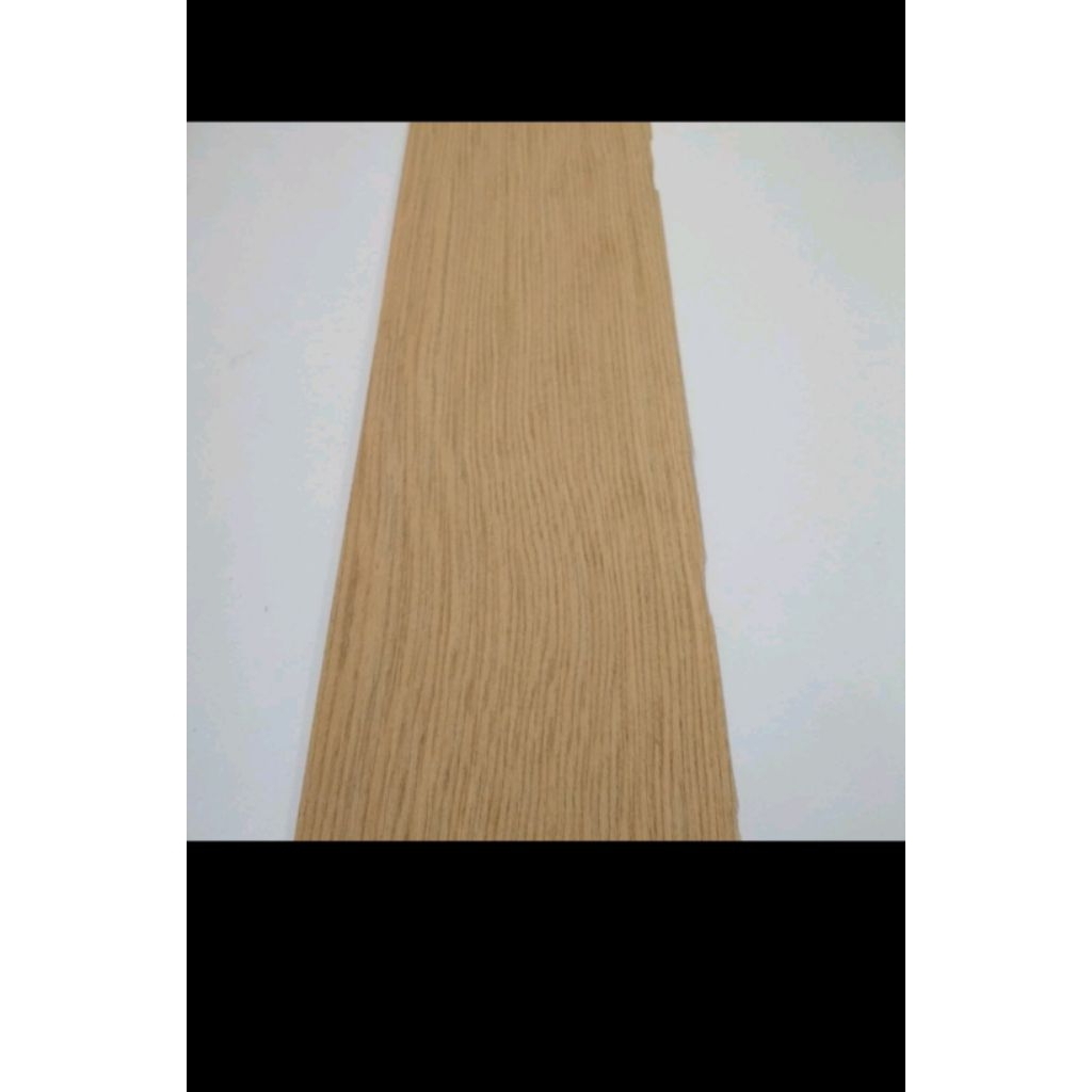 PREMIUM veneer "Mega White Oak Lurus " kulit kayu asli LANGKA