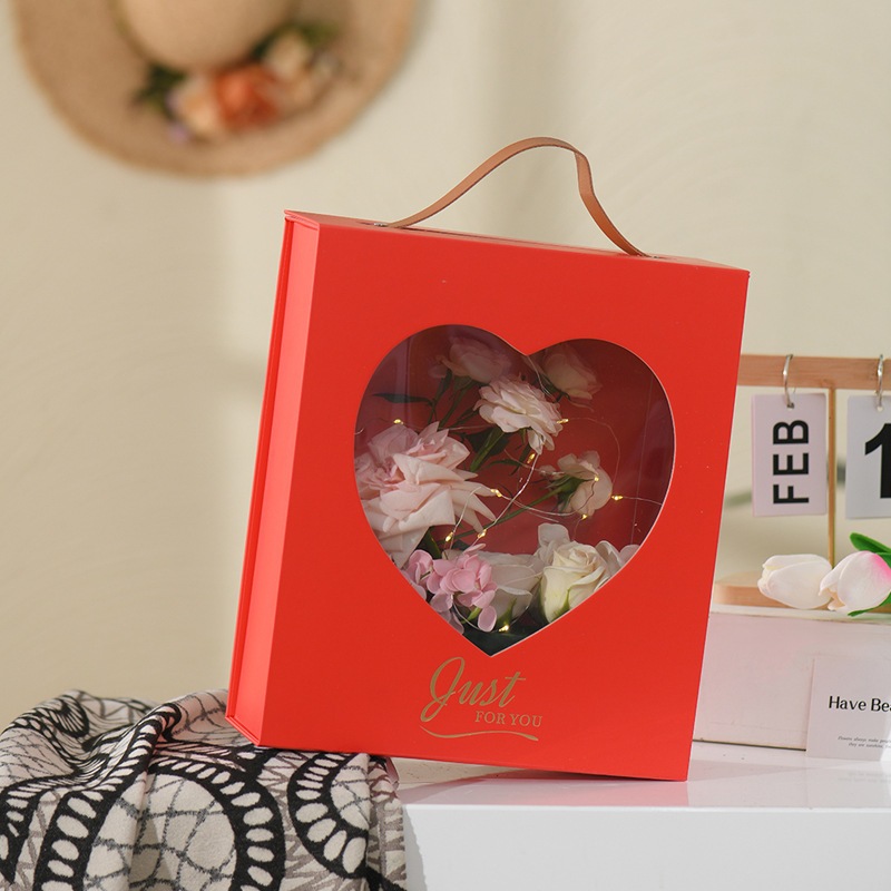 PREMIUM HARD BOX | FLOWER GIFT BOX UNTUK BUNGA VALENTINE