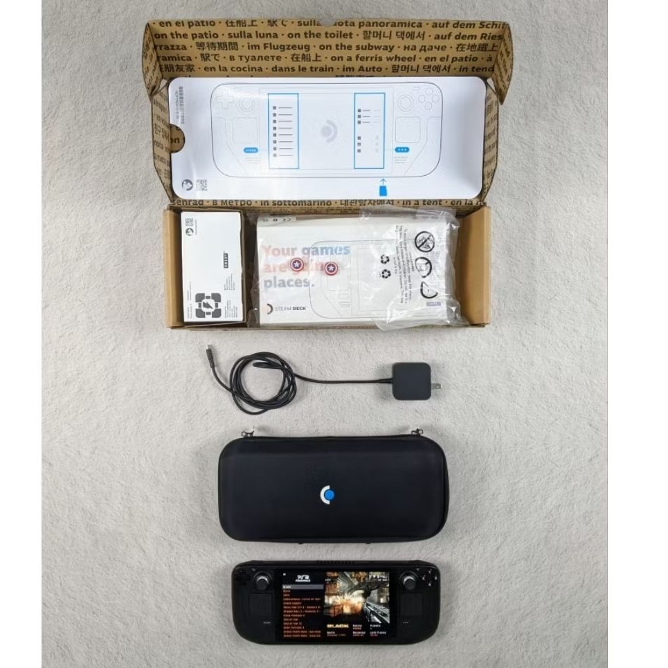 Steam Deck LCD 512GB Fullset Second Bekas