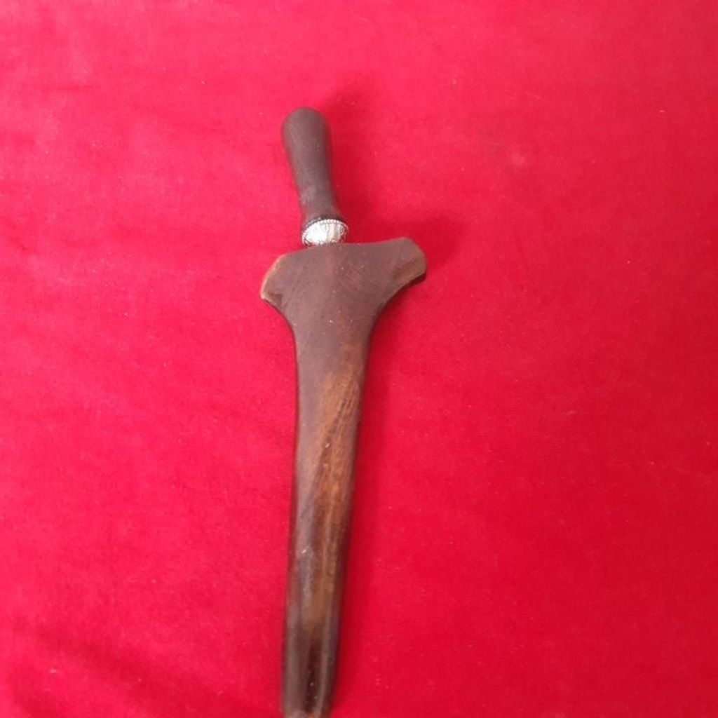 Keris Jimatan Nogo Siluman Luk 5 Sepuh,Pamor Mrambut Banyu mili