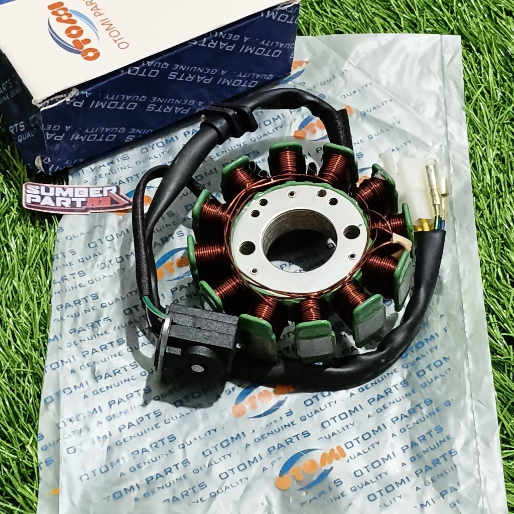 (otomi) nk4012 spul 12 pole 88mm baut 2 nozomi srikandi 110cc spool stator comp / sedia sparepart mo