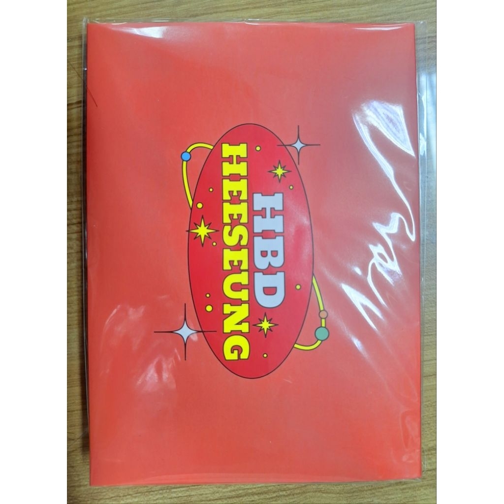 Heesung Photocard DIY Birthday
