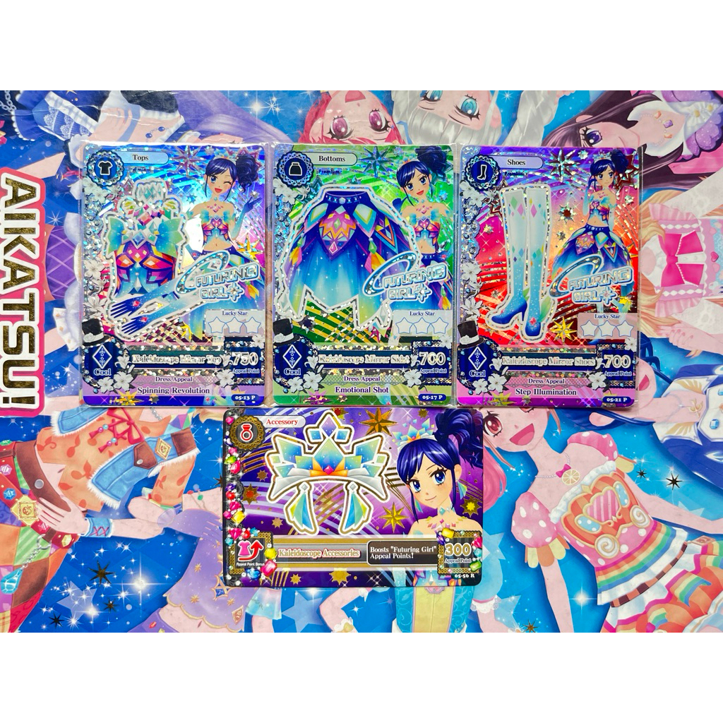 Kartu Aikatsu Premium Kaleidoscope Mirror Set Aoi Kiriya Futuring Girl Indonesia Murah Original Lang