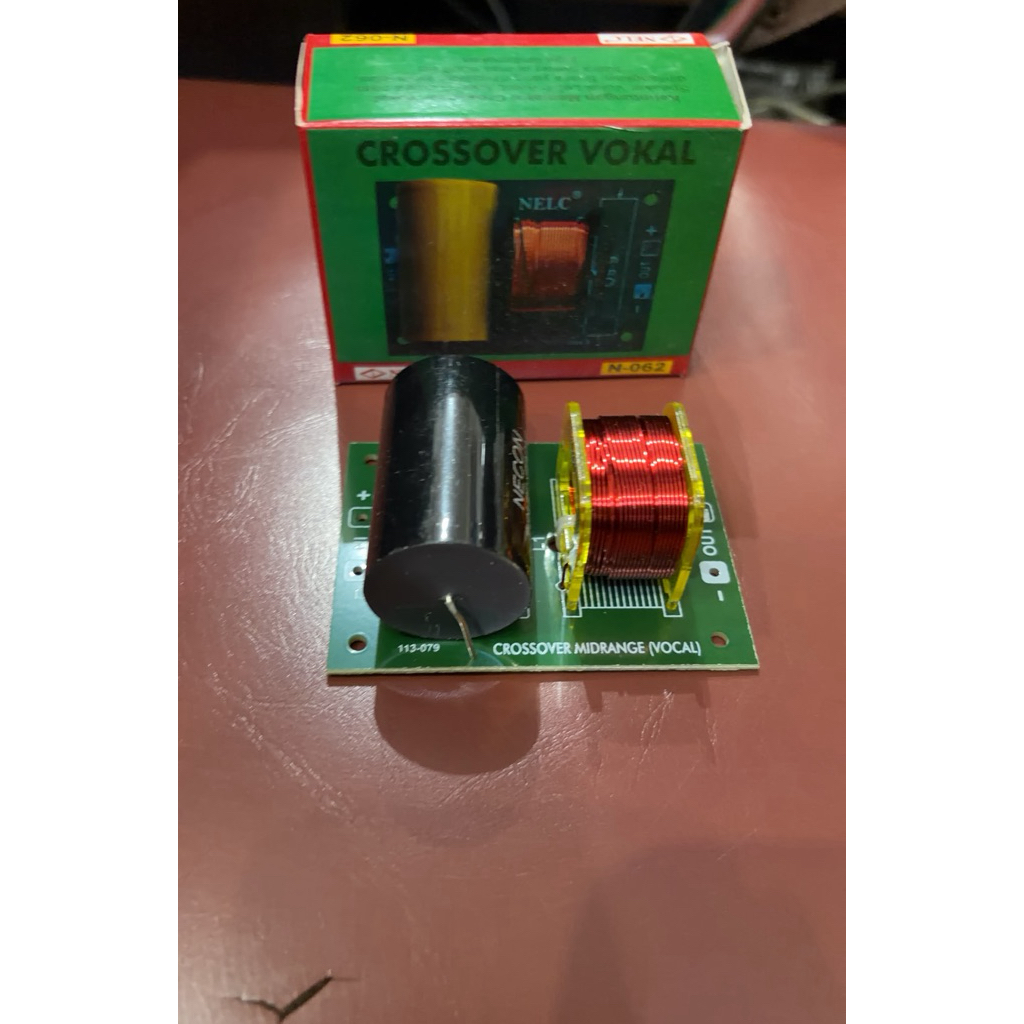 Kit crossover pasif 1 way vokal middle Nelc N-062 N062 N 062 tweter twiter vokal midle middle midel 