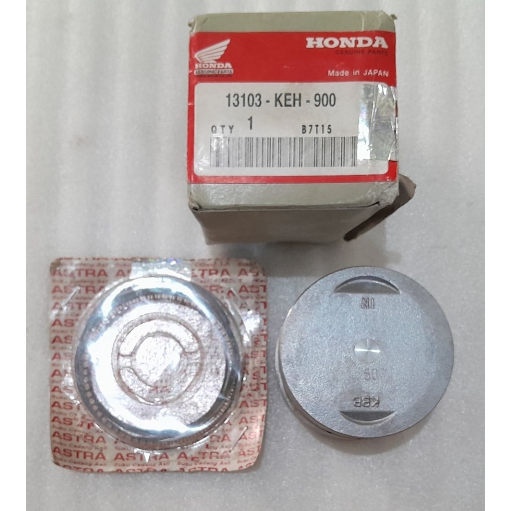 Piston seher seker dan ring honda GL Pro Neotech Megapro lama primus Oversize 50 Original baru