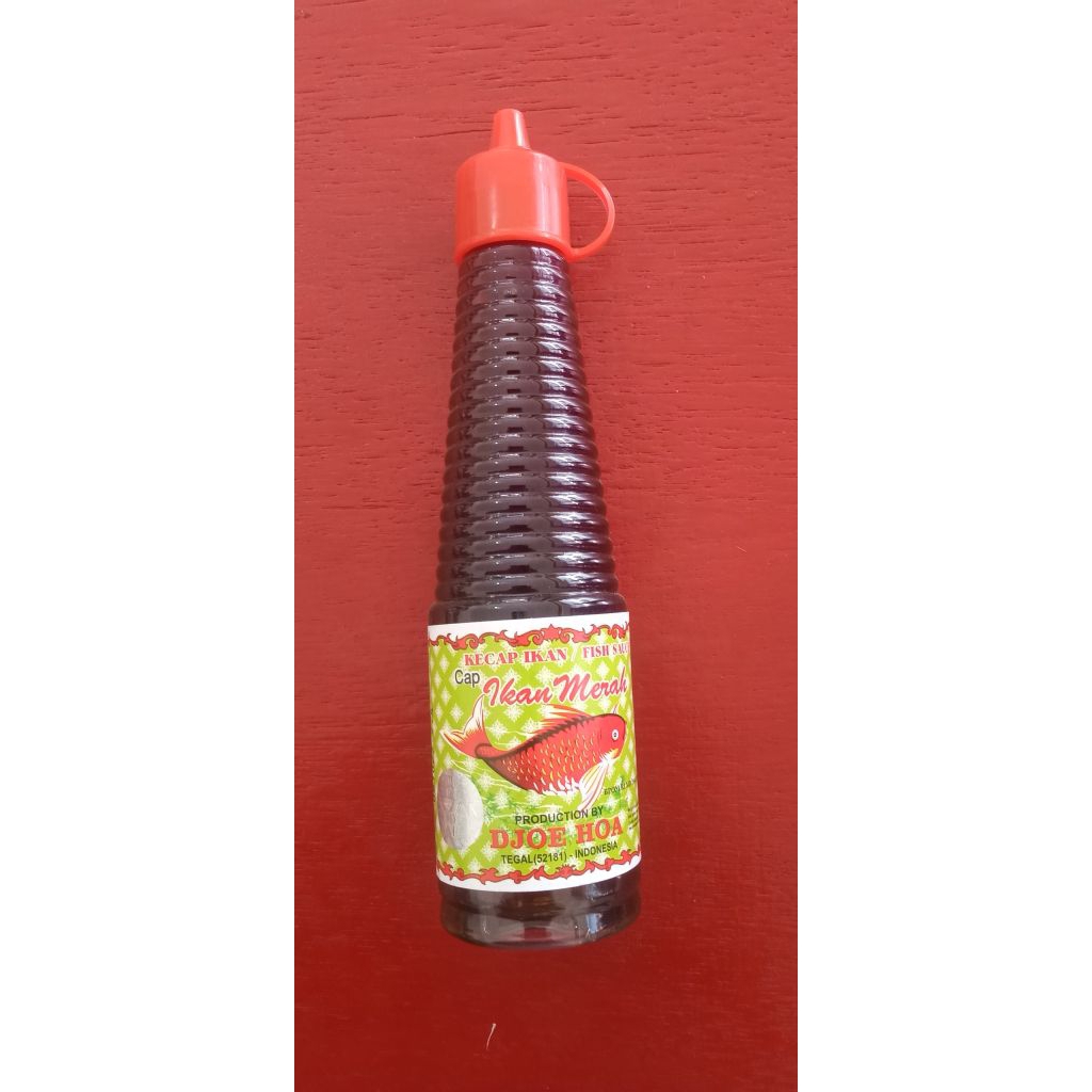 140ml Kecap Ikan Merah Djoe Hoa - Rasa Ikan Asin, Bumbu Masakan, Sari Ikan