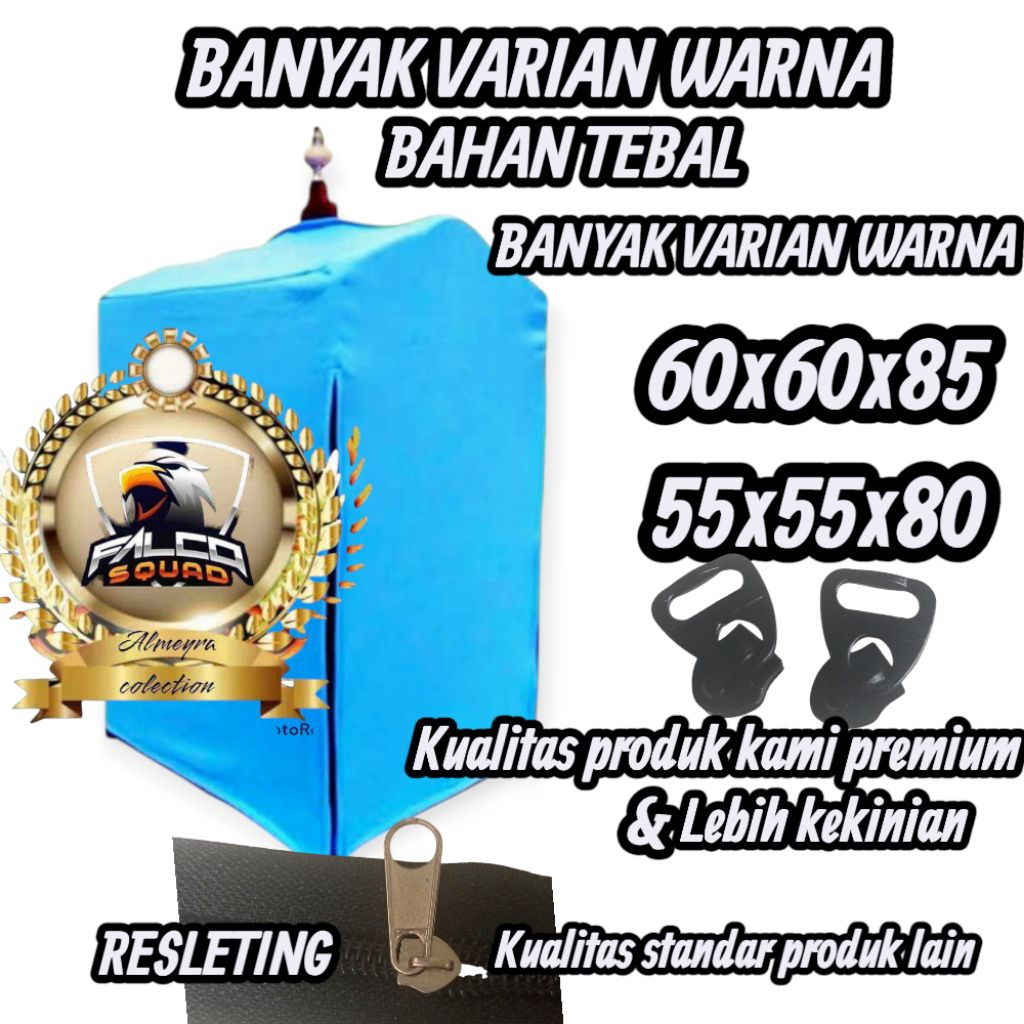 KRODONG SANGKAR BURUNG KOTAK NO 1 JUMBO 55X55X80 ..60x60x85 DOUBLE RESLETING TEBAL TERMURAH