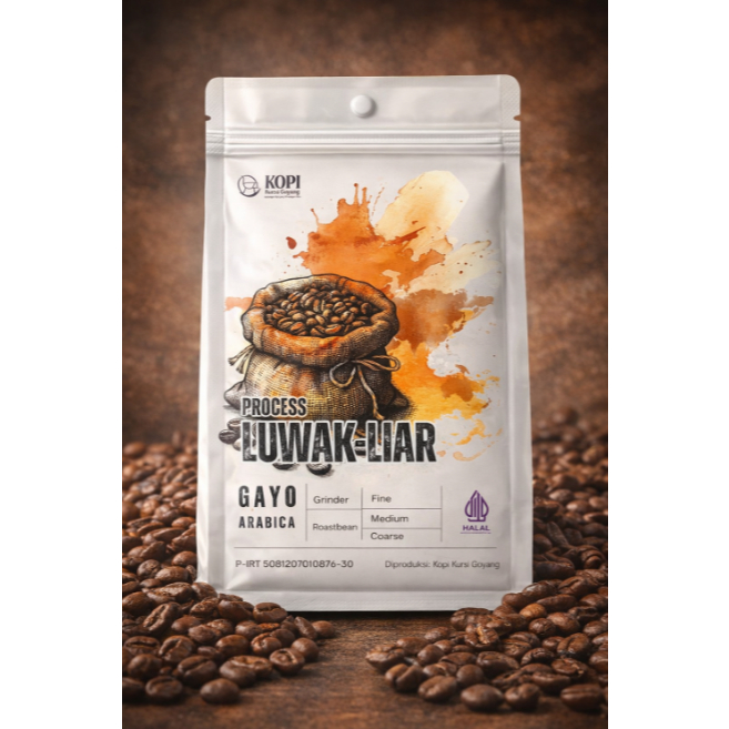 Kopi Luwak Liar Arabica ACEH GAYO Roast Beans