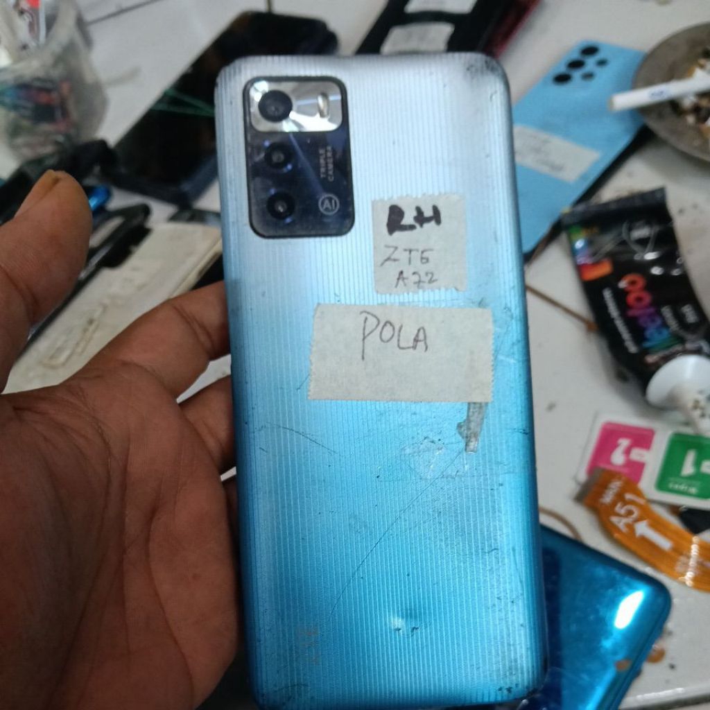 zte blade a72 minus lcd baca deskripsi