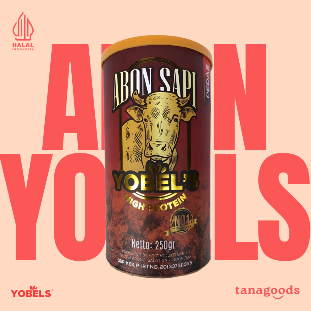 ABON YOBELS Abon Sapi Pedas 250gr