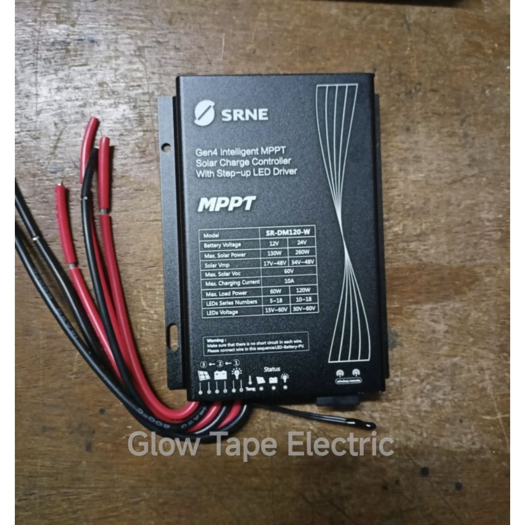 Solar Charger Controller mppt + LED Driver 10A SRNE-SR-DM160-W
