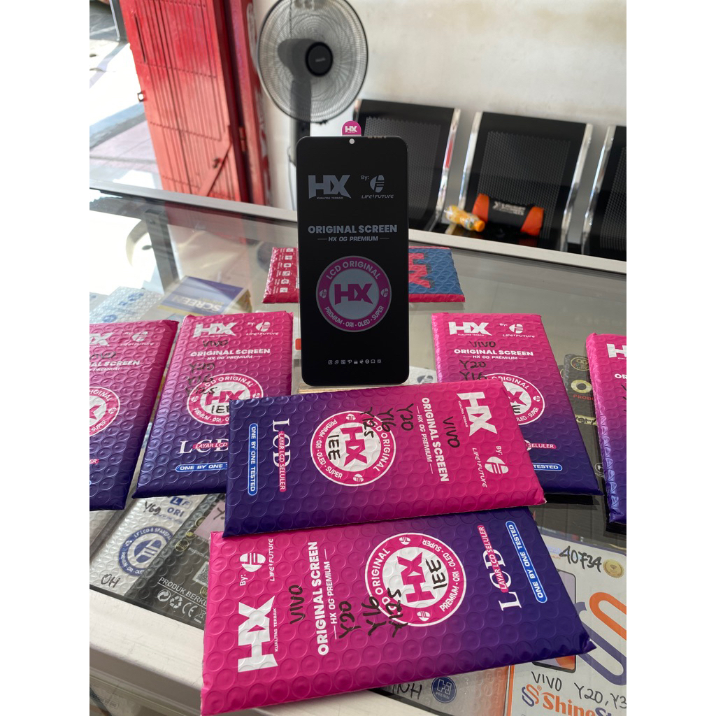 Layar LCD Sentuh VIVO Y12S/Y20 100% Asli dengan Kualitas Tinggi