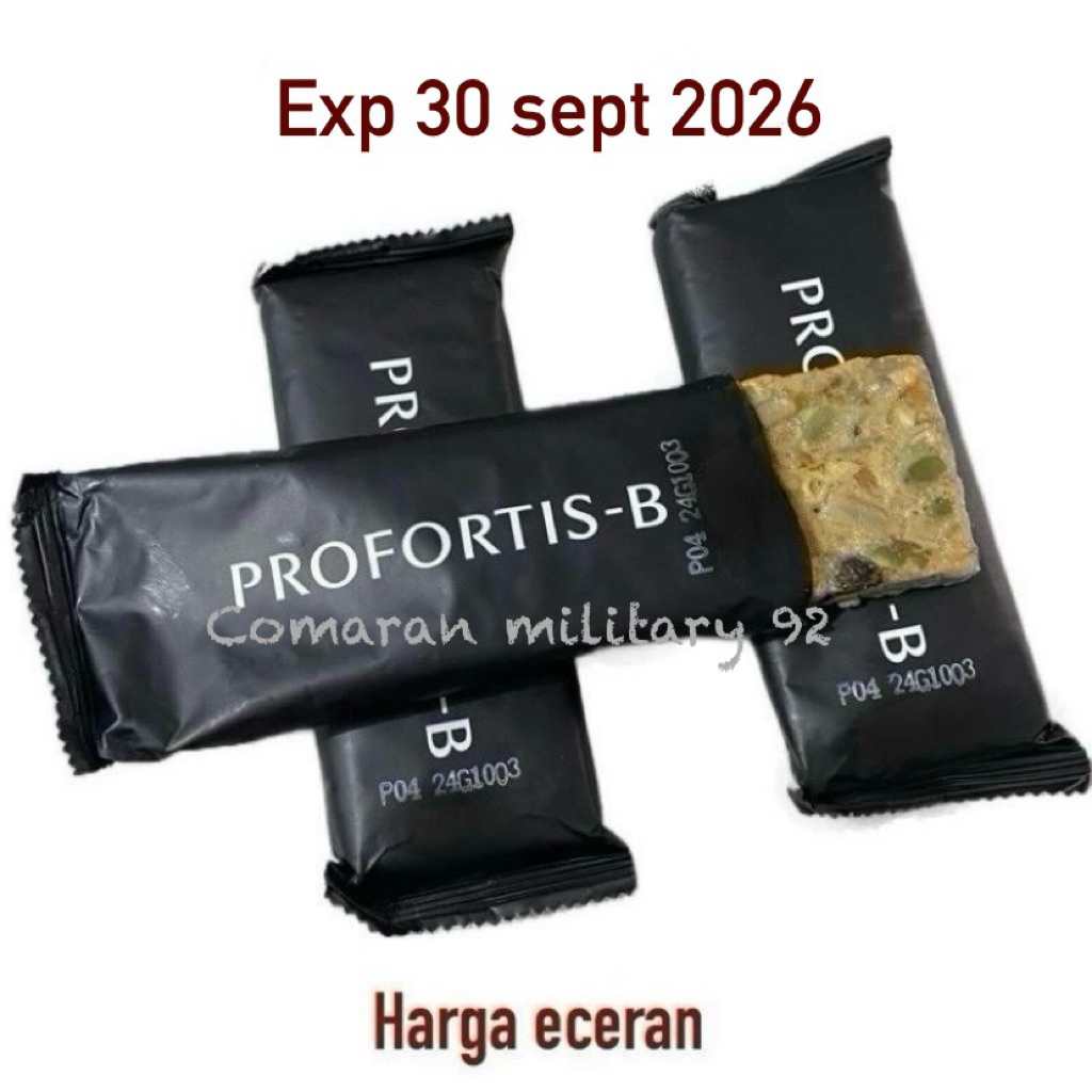 BISKUIT PROFORTIS FITBAR PANJANG RANSUM PROFORTIS EXP 30 SEPT 2026 BISCUIT PROFORTIS B