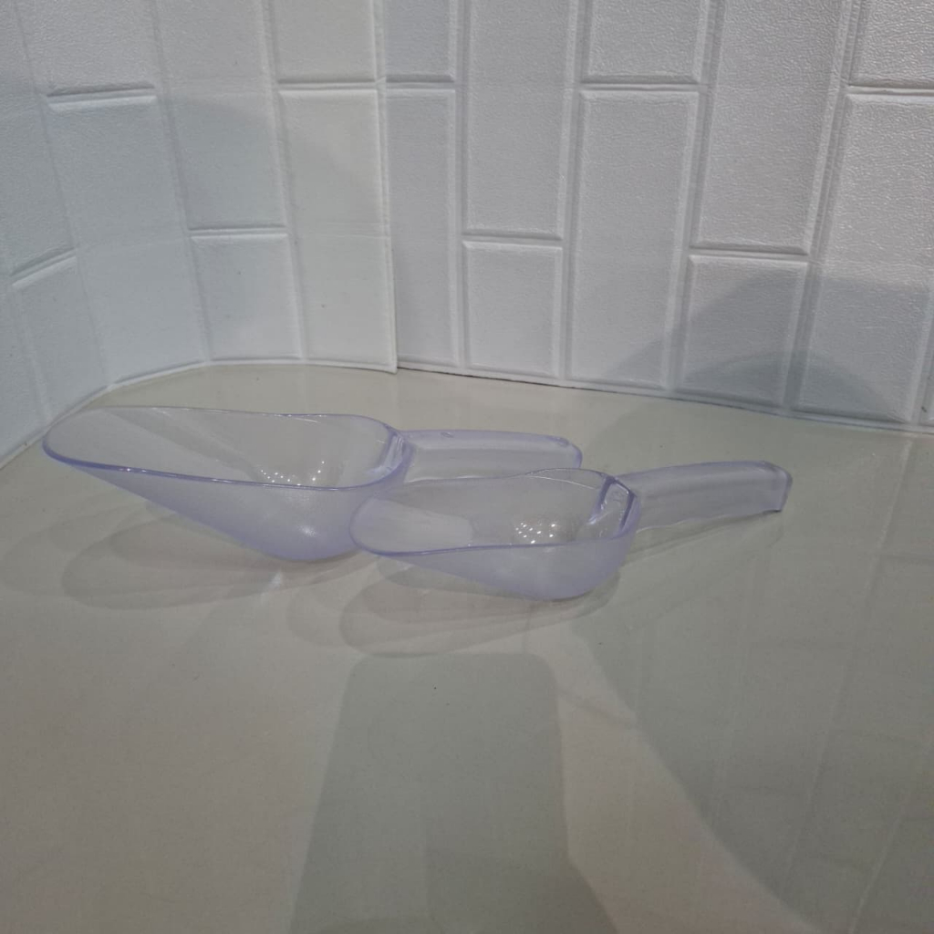 Scoop Es Plastik / Sendok Es Plastik / Sekop Es Transparan
