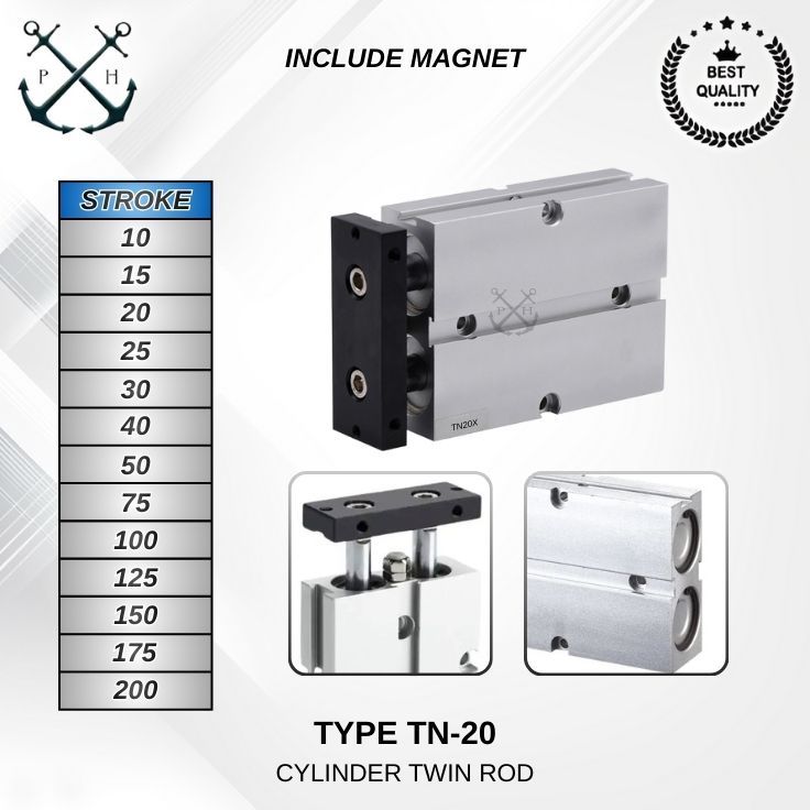 CYLINDER TWIN ROD TN-20 / TN20
