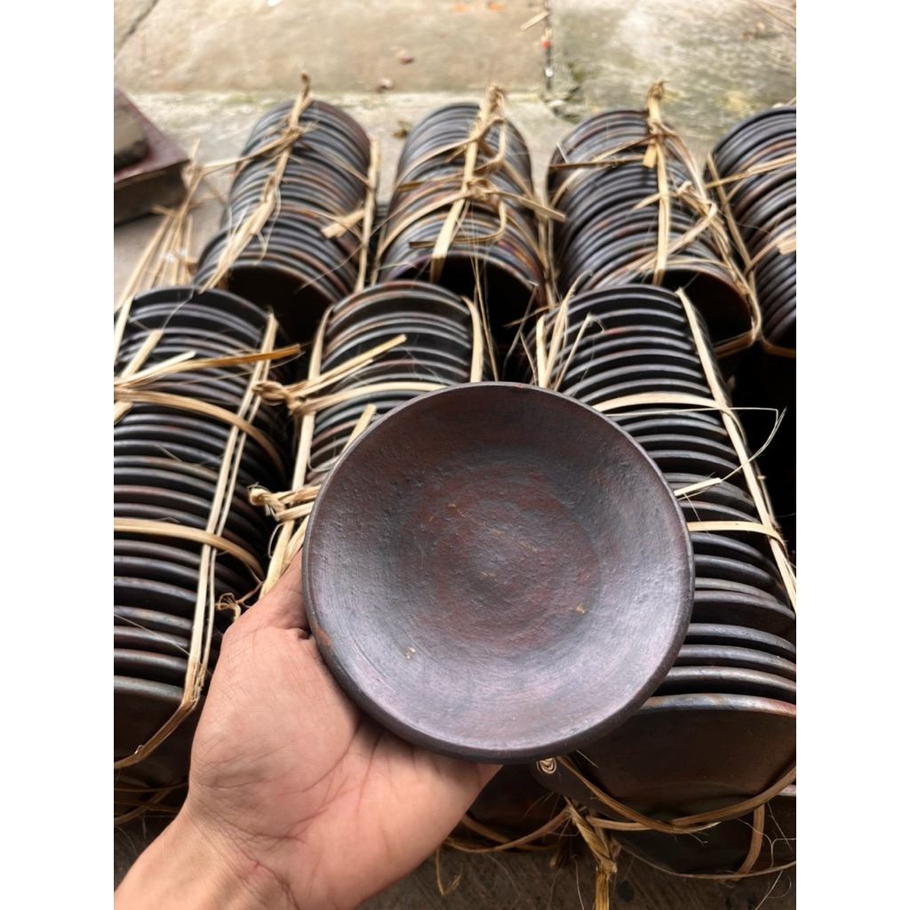 Cobek 14cm Tipis Coek Layah Telenan Lemper Gerabah Tanah Liat