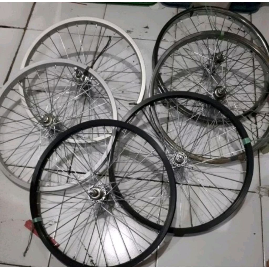 Velg sepeda depan belakang 16 18 20