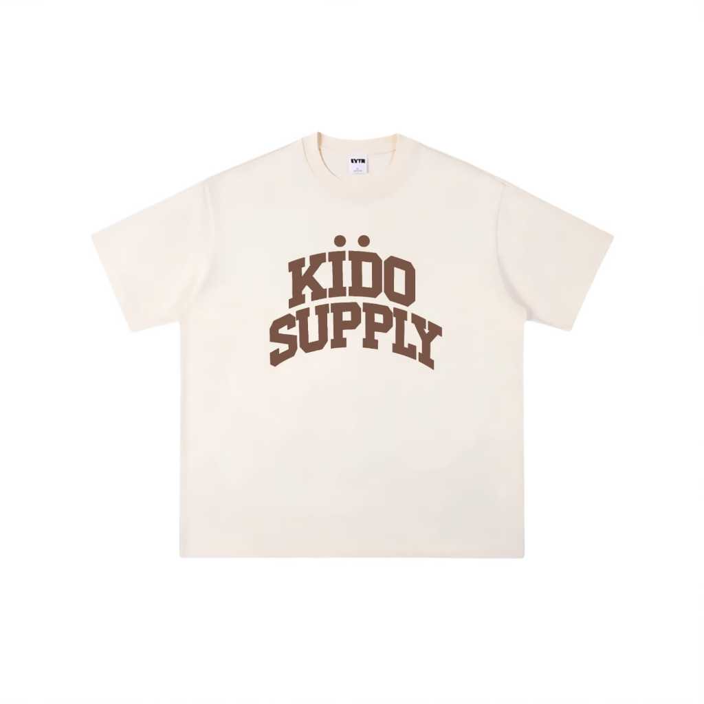 Kaos Anak Laki Laki Kido Supply - Baju Anak Warna Cream Play Series