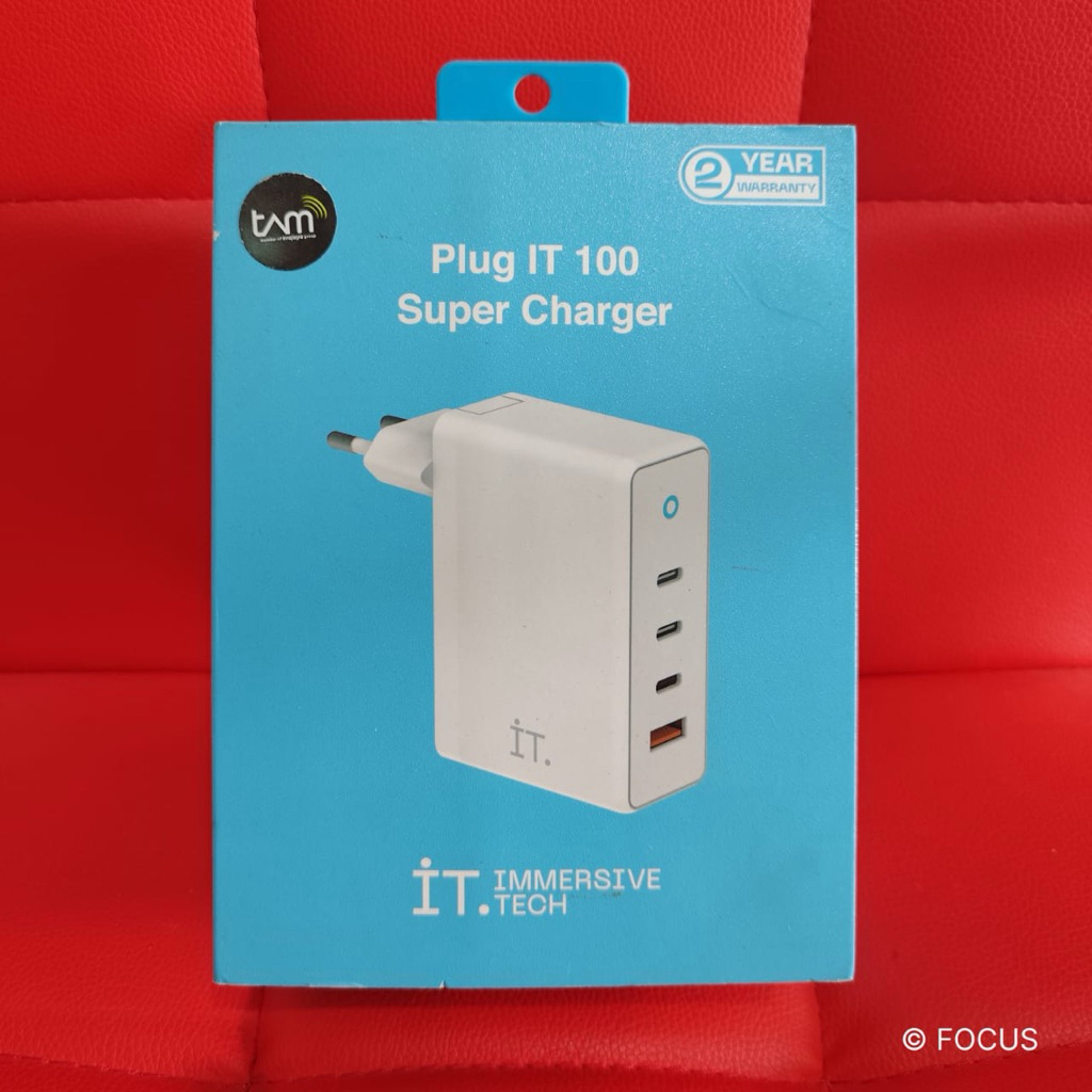 PLUG IT 100 SUPER CHARGER ORIGINAL IMMERSIVE TECH GARANSI RESMI TAM