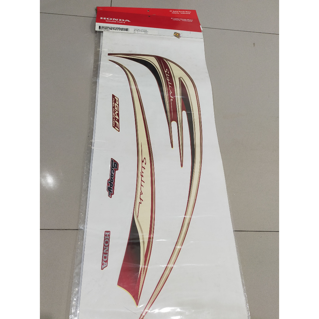 STRIPING SCOOPY 871X01K16A20ZCL ORI AHM