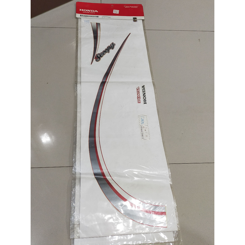 STRIPING SCOOPY 871X01KYT940ZEL ORI AHM