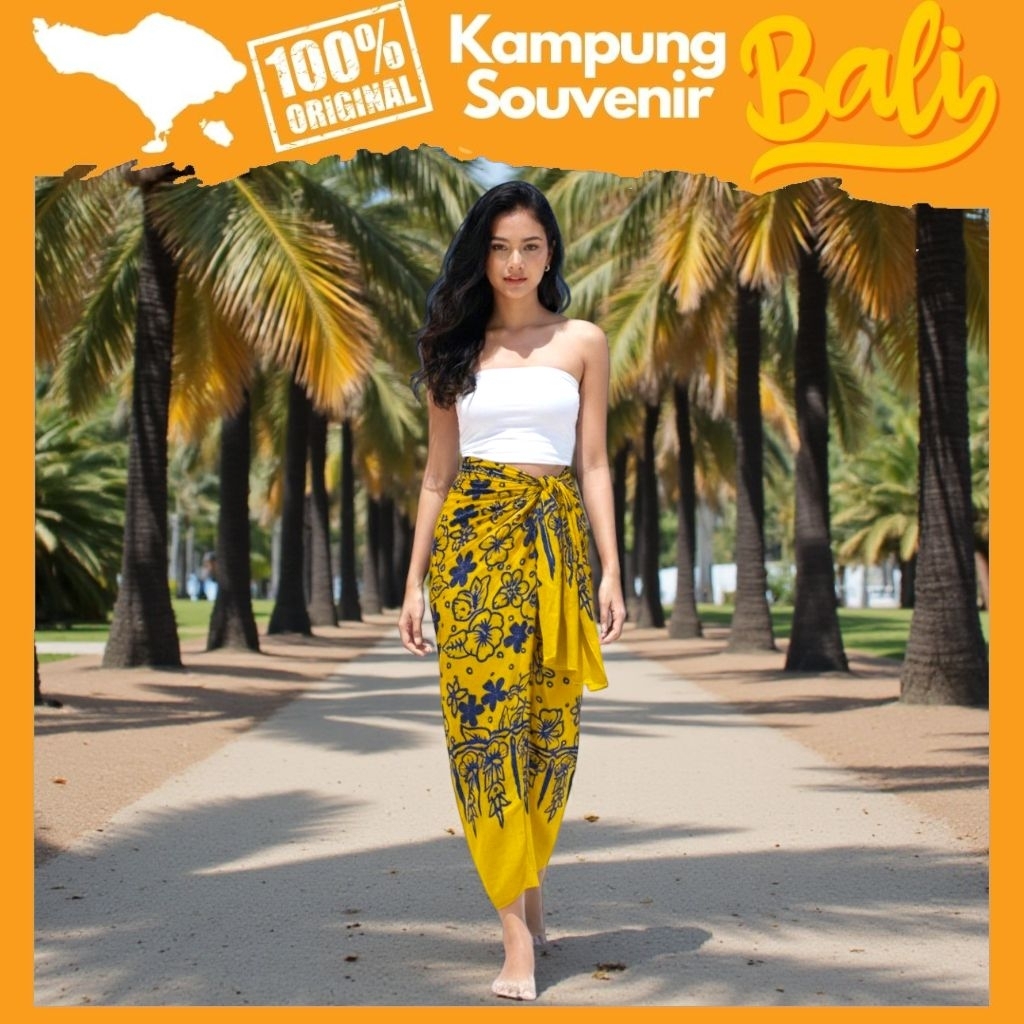 Kain Pantai Sarung Bali Rayon Tebal Jumbo Motif Adem Oleh Oleh Khas Bali Kampung Souvenir