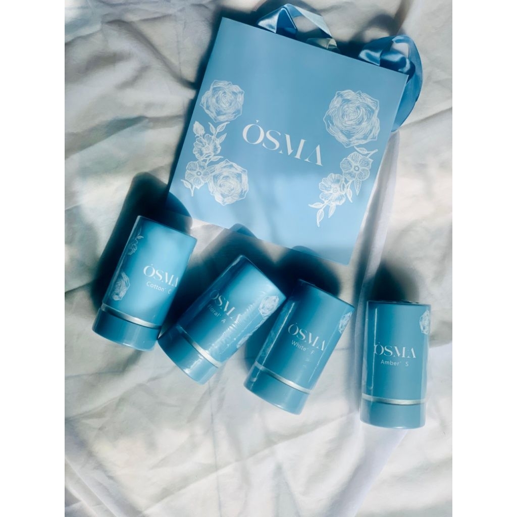 Parfum Osma 75ml Floral A, Amber S, White F & Catton C Original Saudi Riyadh Jeddah