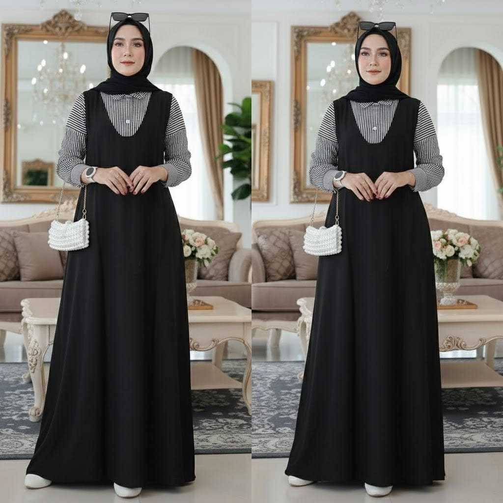 DRESS TANALA KOMBINASI RAYON MIX SALUR LD 110 // KOMBINASI GAMIS // DRESS POLOS TERBARU // DASTER KA