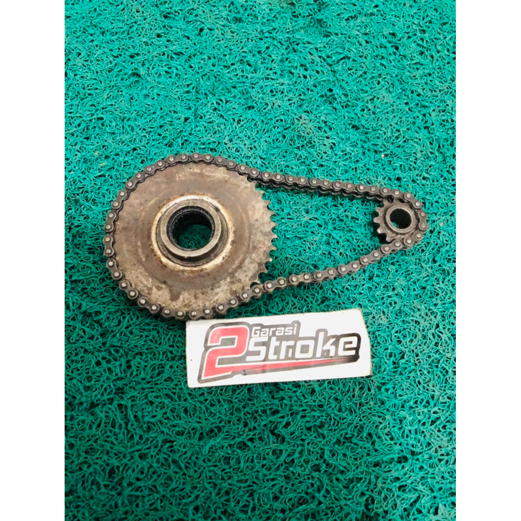 Gigi ger gir teming pengantar penghubung dinamo dobel stater astrea grand / prima / supra / revo sta