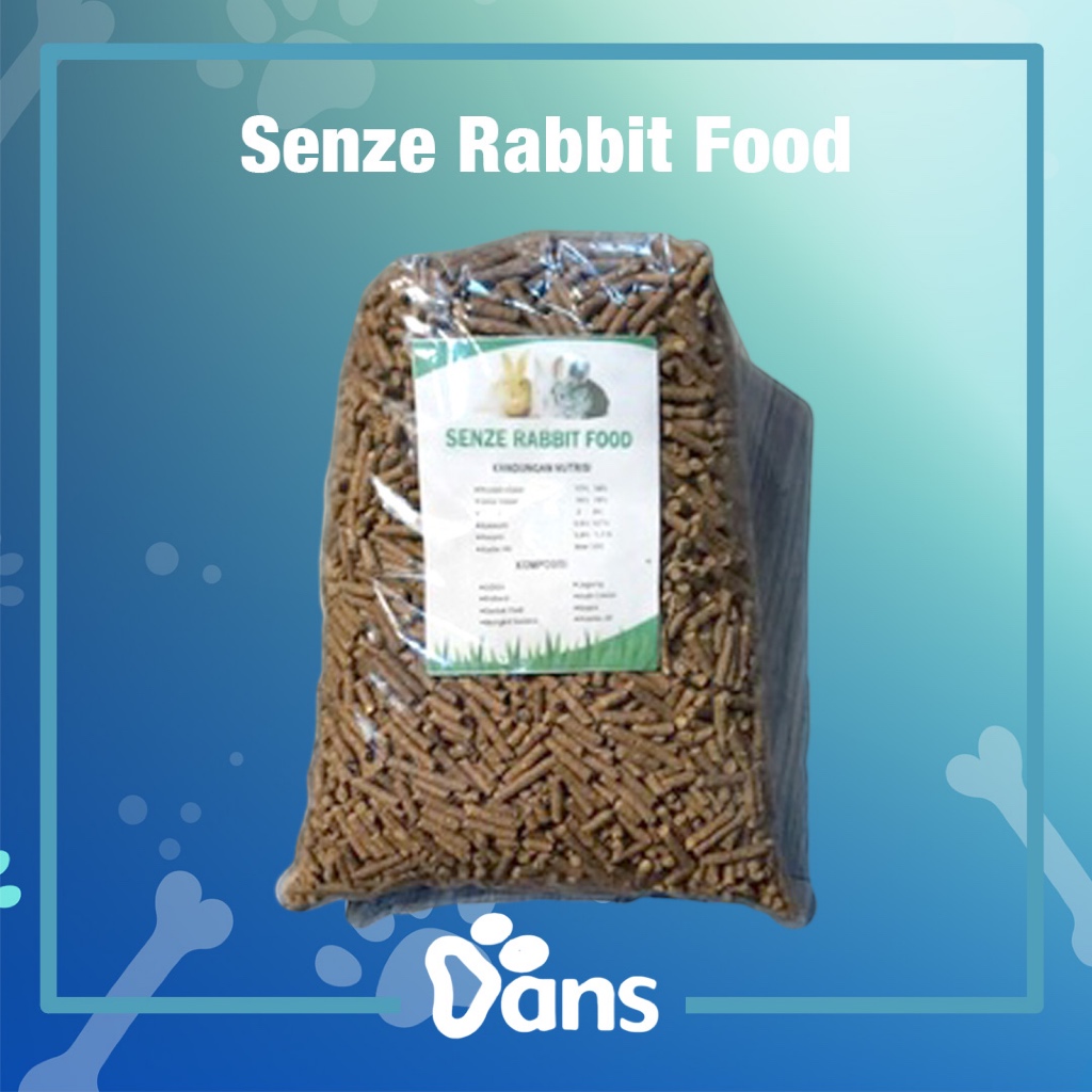 pelet pakan kelinci SENZE RABBIT FOOD repack 1kg