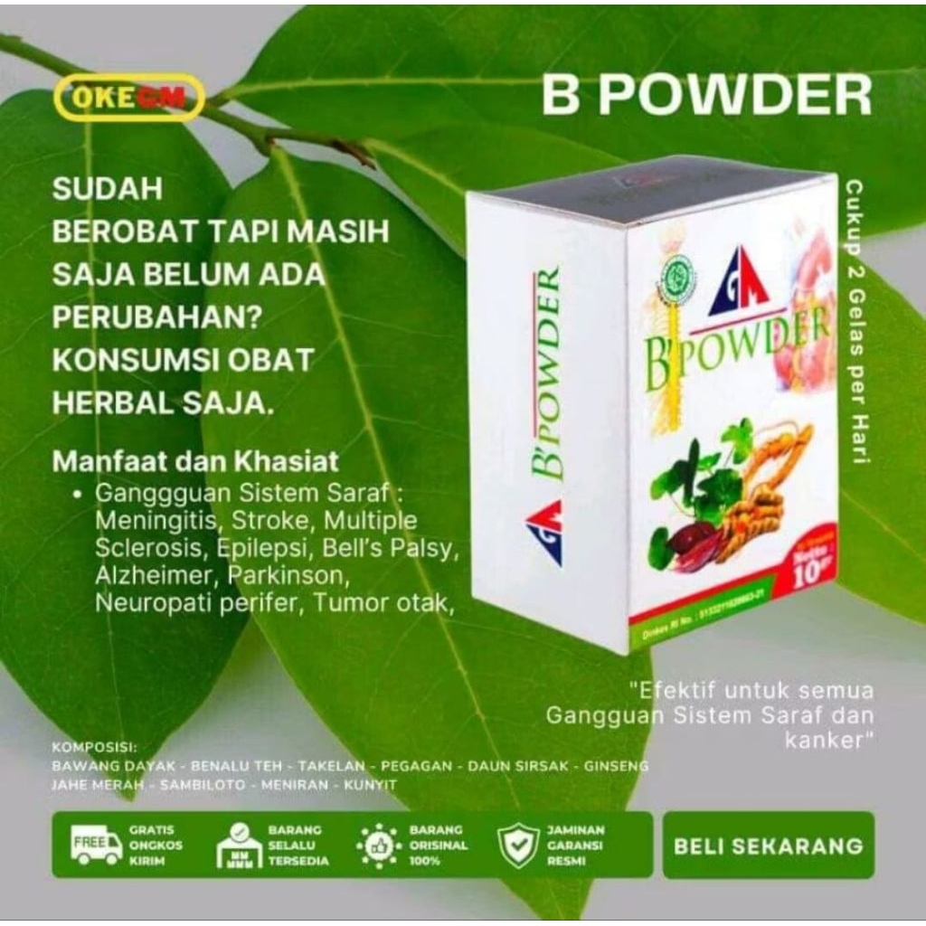 B POWDER HERBAL GM