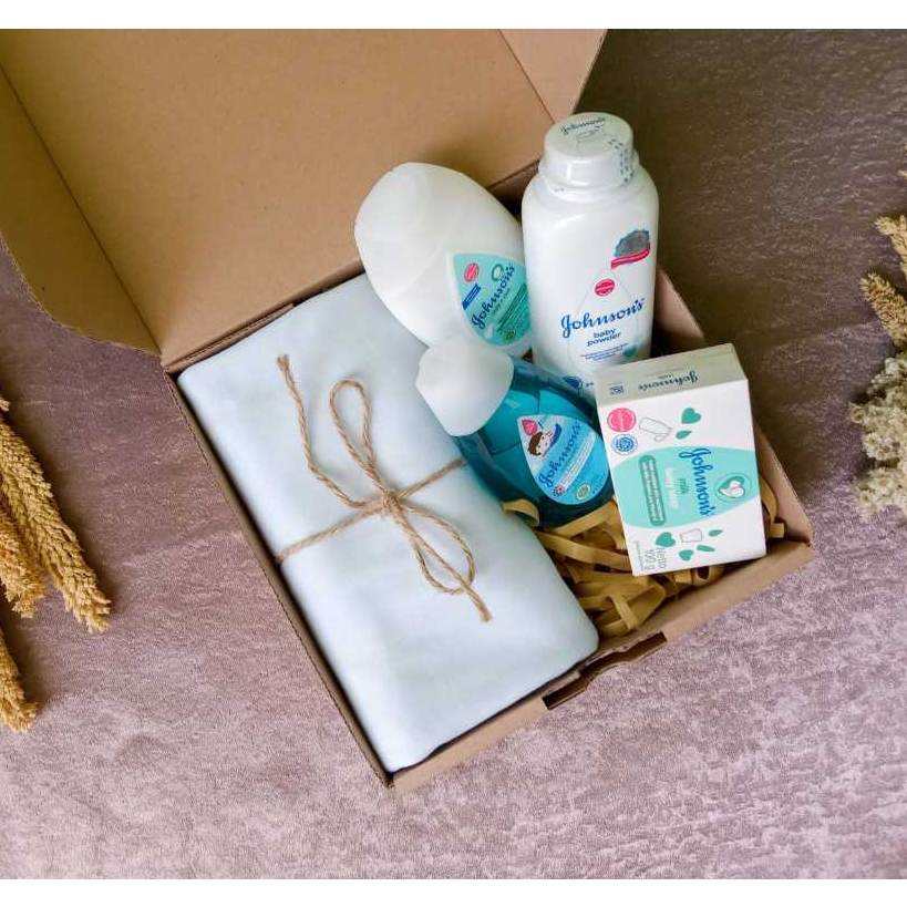 HAMPERS NEWBORN JOHNSON'S/Hampers baby lengkap/Hampers Johnson's/ kado bayi unisex
