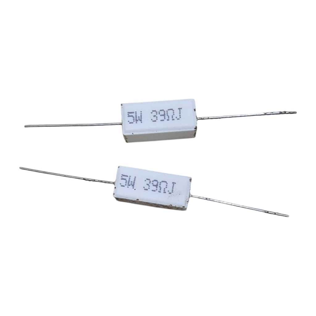 R 39 OHM 39R 5W 5 W RESISTOR 5 WATT RESISTOR KAPUR 5W 39 OHM RESISTOR 5WATT 39 OHM RESISTOR 5W 39 OH