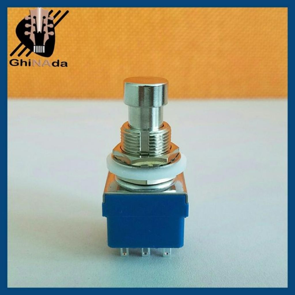 3PDT 9PIN Switch Pedal Effects/ 3 PDT Foot Push Blue
