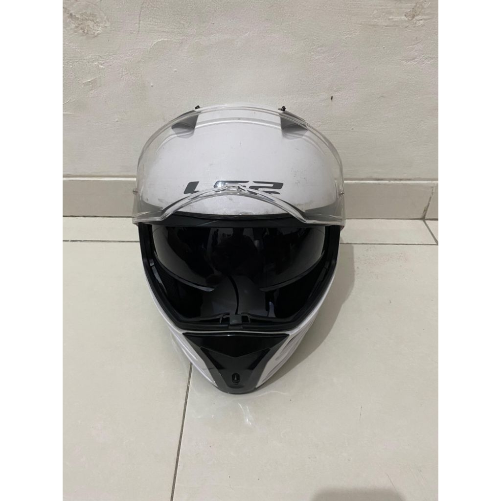 Helm LS2 Metro Modular XXL Double Visor