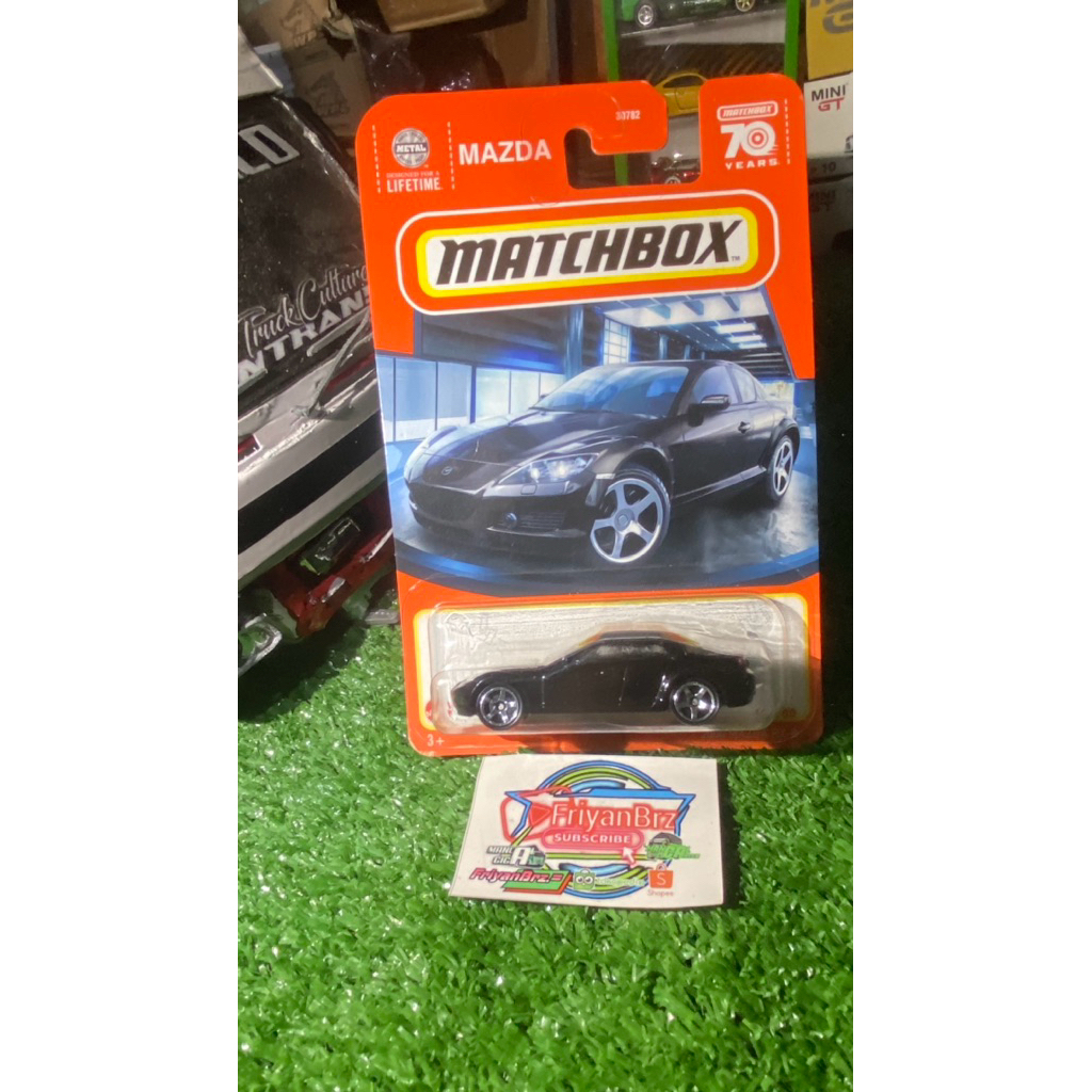 Diecast Matchbox Mazda RX8 black