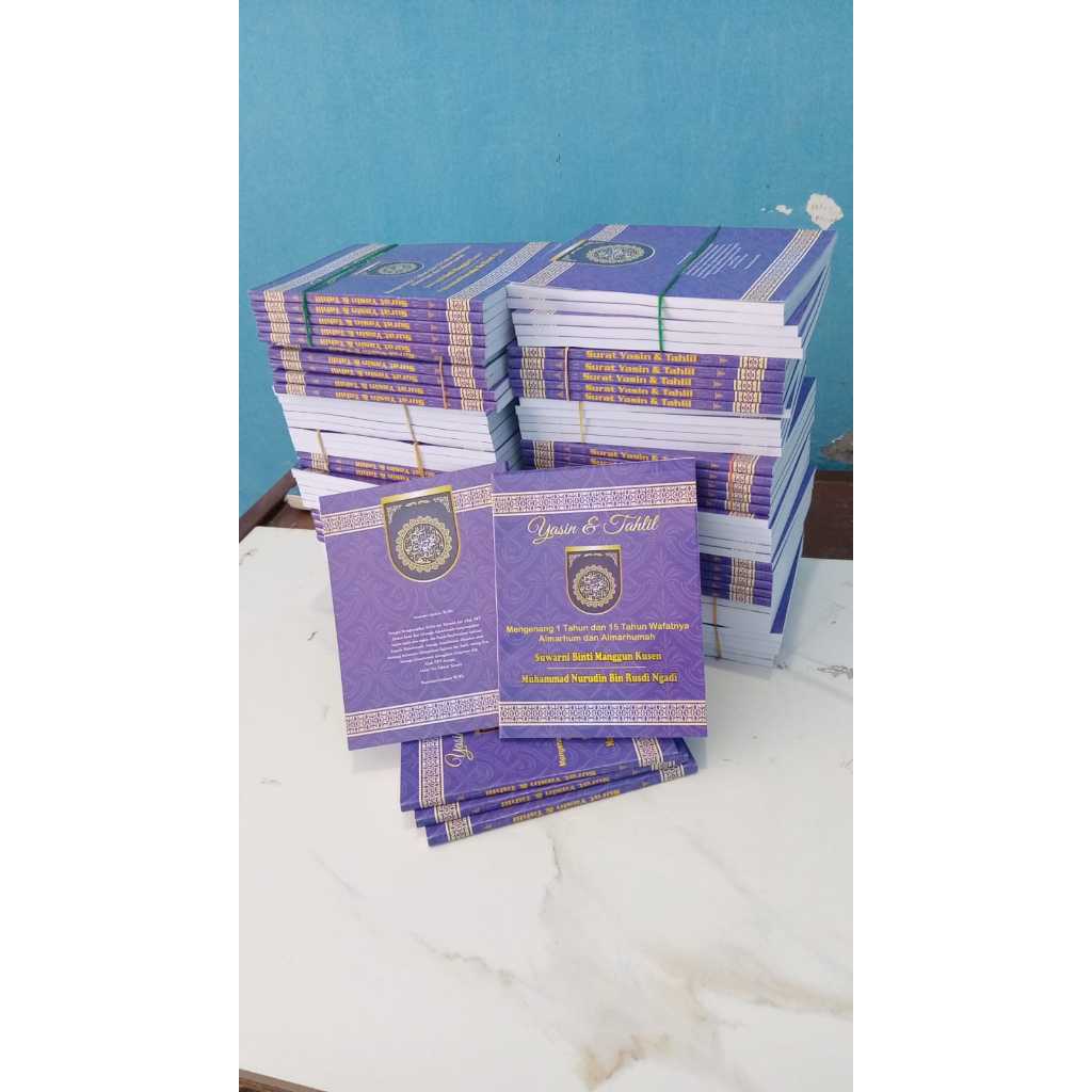 JASA CETAK BUKU YASIN CUSTOM