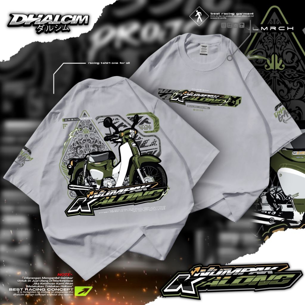 KAOS DISTRO NUMPAK KALONG FUL COTTON 24S, KAOS NUMPAK KALONG, KAOS MOTOR KALONG RACING, KAOS C70 KAL