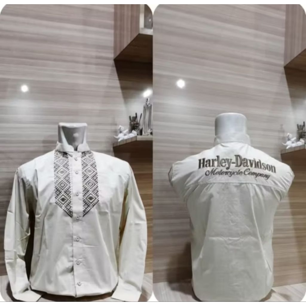 baju koko harley davidson motorcycle kode06 import
