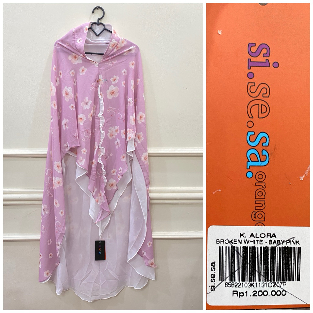 sisesa khimar broken white sakura