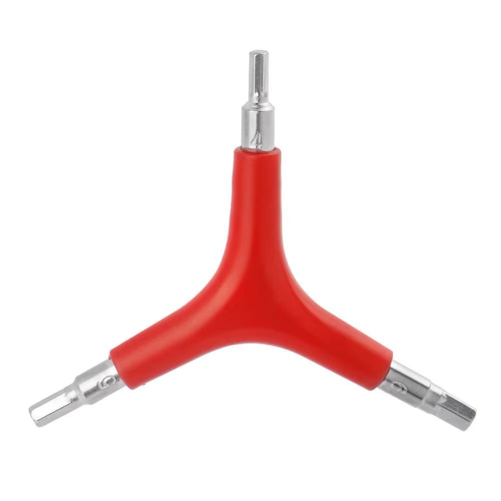 Kunci L segitiga gagang karet ukuran 4 5 6 / kunci Y kombinasi