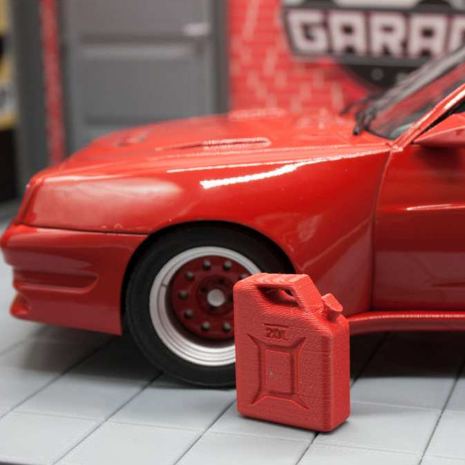 Miniatur Jerigen/Drum Oli Skala 1:64