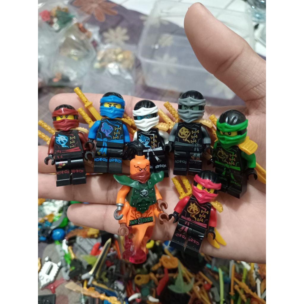 mainan ninjago minifigure skybound,lego kw