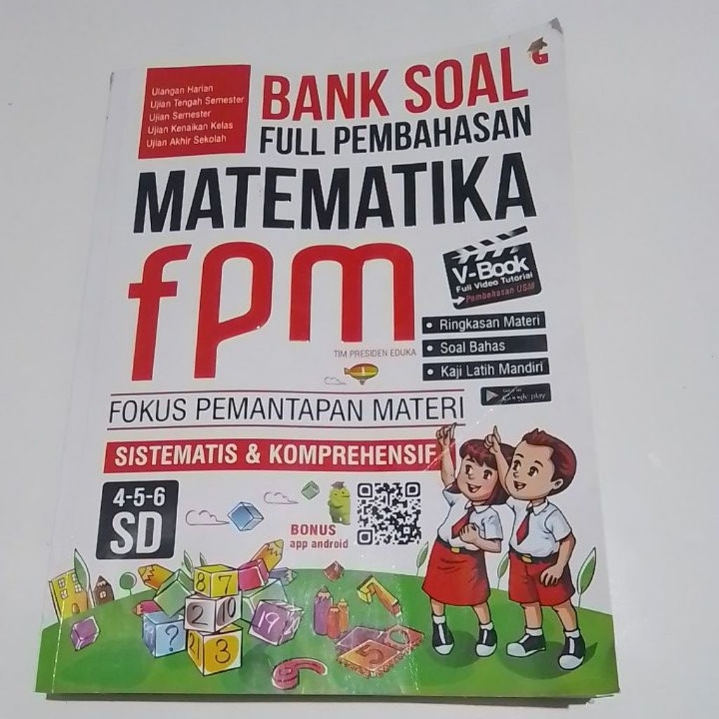 BANK SOAL FULL PEMBAHASAN MATEMATIKA FPM Kelas 4 5 6 SD