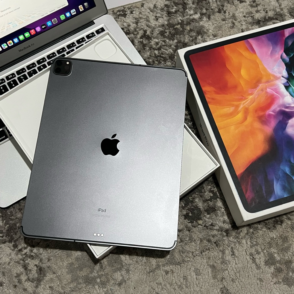 iPad Pro 2020 12.9" 256gb Cellular ex Inter Grey Fullset