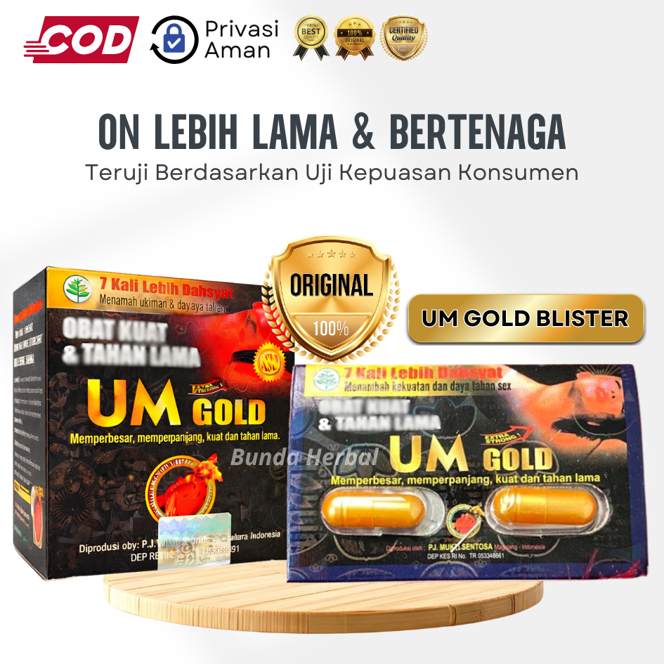 UM GOLD BLISTER | Urat Madu 100% Original | UM Gold Blister | UM Gold New | UM Gold Ori | Bisa COD