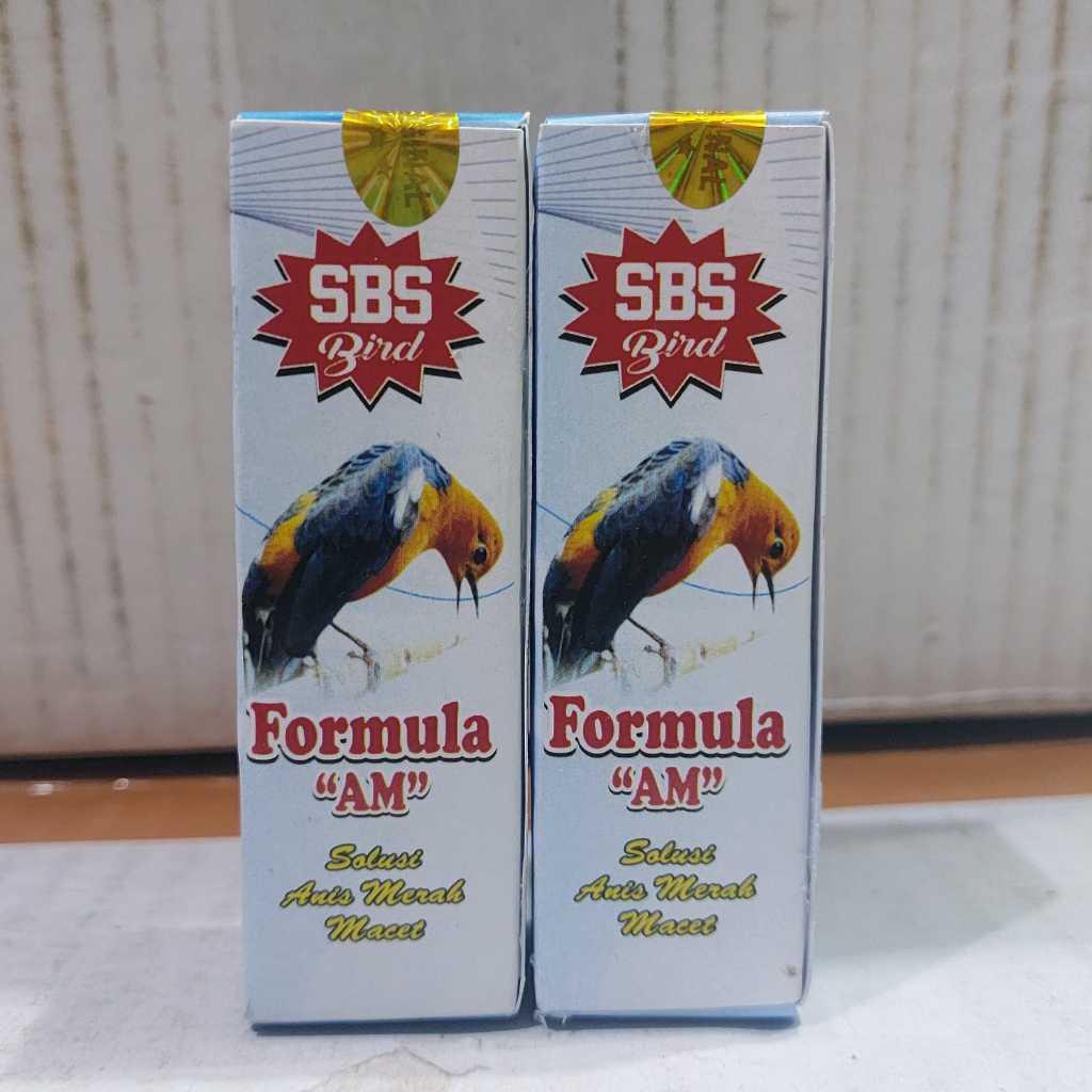 SBS FORMULA AM VITAMIN SBS ANIS MERAH VITAMIN UNTUK BURUNG ANIS MERAH MACET BUNYI DAN KURANG GACOR