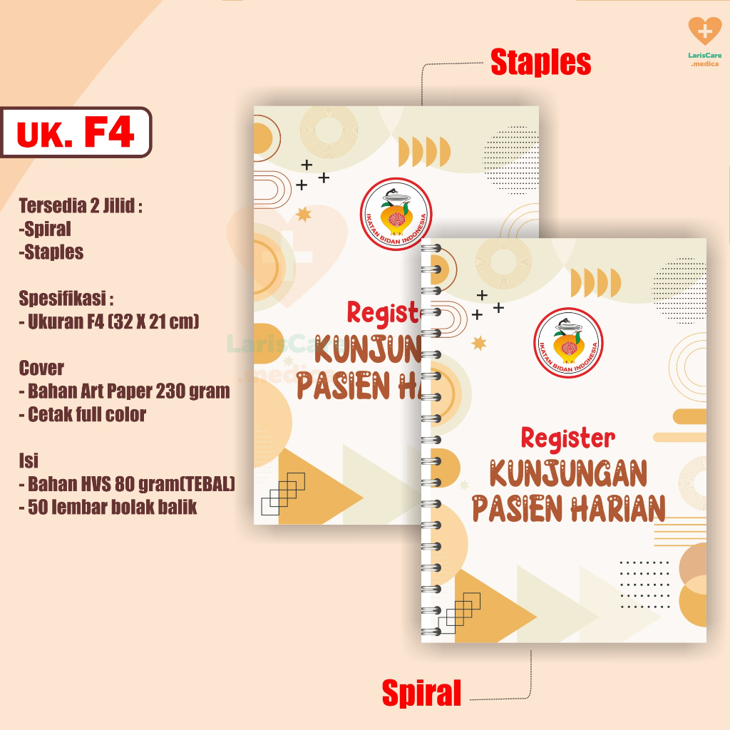 Buku Besar Bidan Buku Kunjungan Pasien Harian