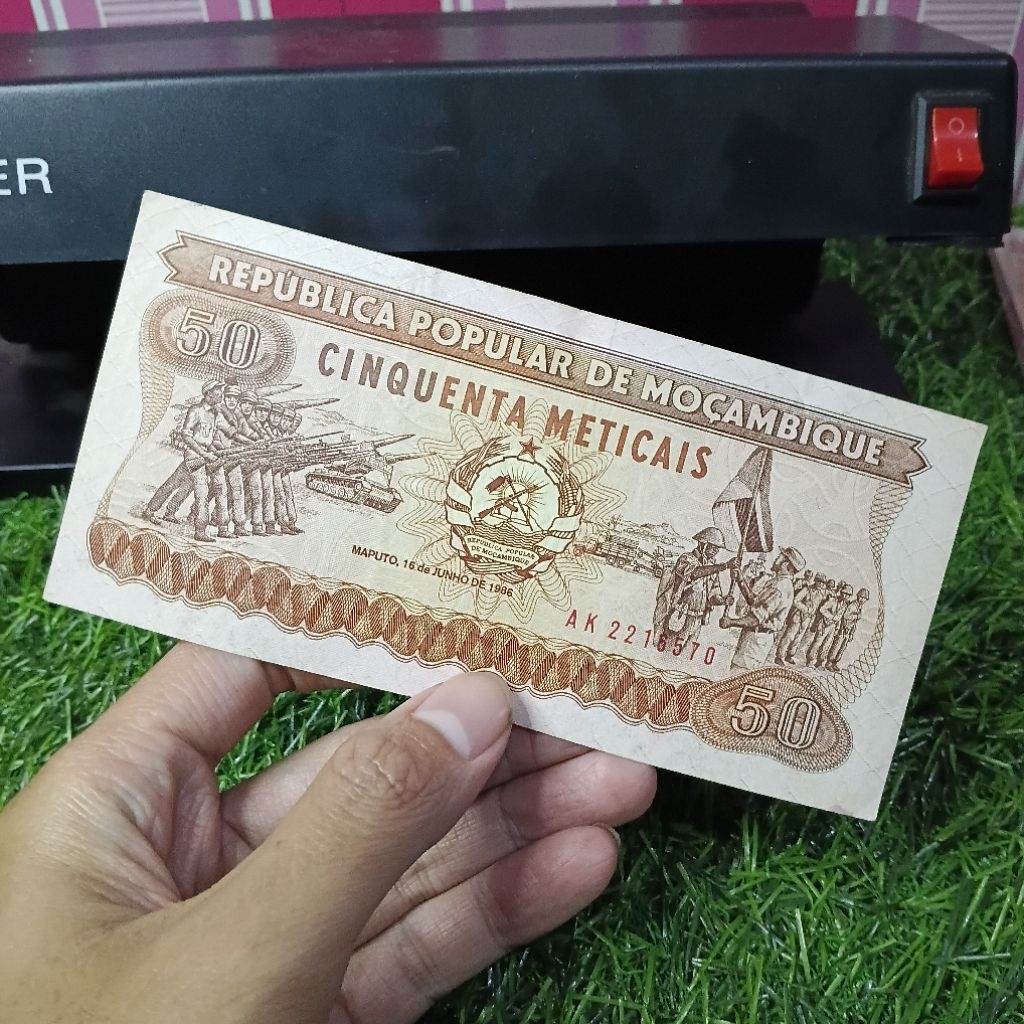 Jual uang asing 50 mozambik