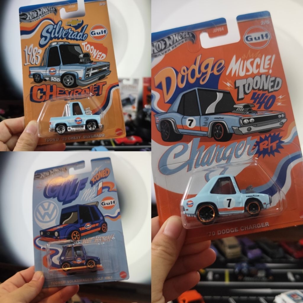 DIECAST HOTWHEELS TOONED GULF SERIES